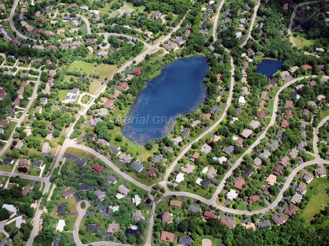 Bloomfield Lake in Oakland County, Michigan